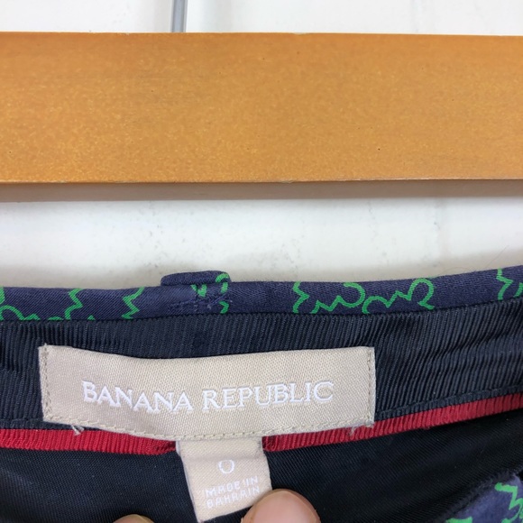 Banana Republic Blue/Green Dress Pants Sz 0 - Picture 7 of 10